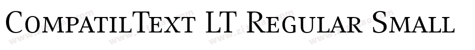 CompatilText LT Regular Small Caps字体转换